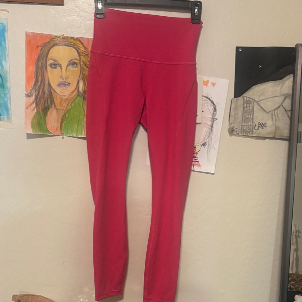 lululemon athletica High-Rise Red Leggings